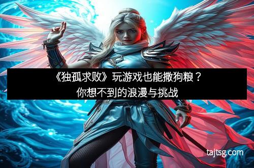 《独孤求败》玩游戏也能撒狗粮？你想不到的浪漫与挑战